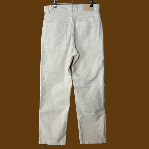 Everlane The Moleskin Way-High Pant Canvas Women 6 NWT Velvet Feel Pockets - Picture 4 of 9